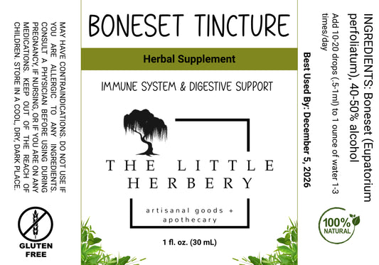 The Little Herbery Boneset Tincture 30mL