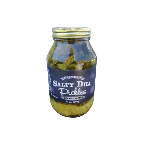 Stamey's Salty Dill Bread and Butter Pickles