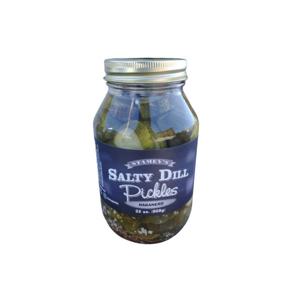 Stamey's Salty Dill Habanero Pickles