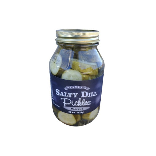 Stamey's Salty Dill Jalapeño Pickles