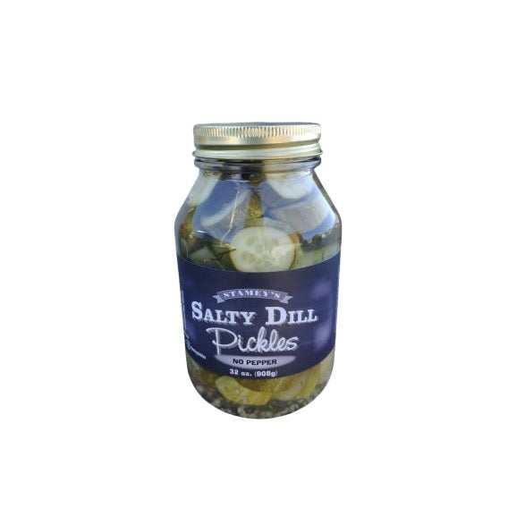 Stamey's Salty Dill No Pepper Pickles