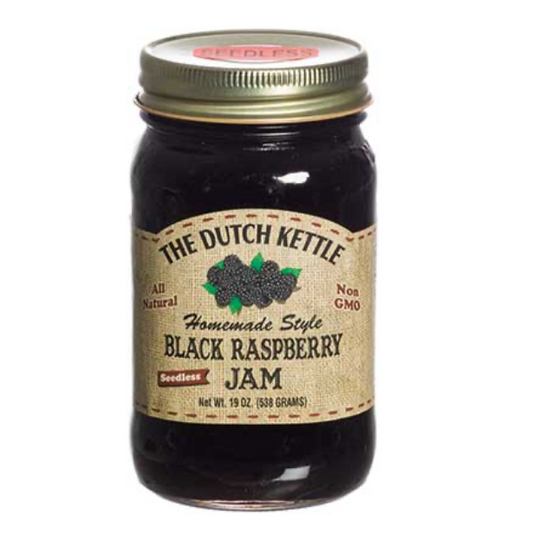 The Dutch Kettle Seedless Black Raspberry Jam